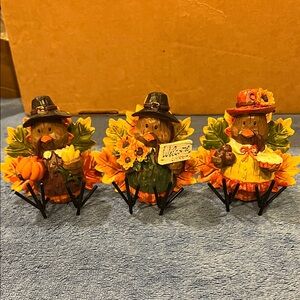 Thanksgiving Turkey Figurines
